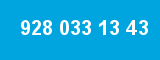 928 033 13 43 928 033 13 43